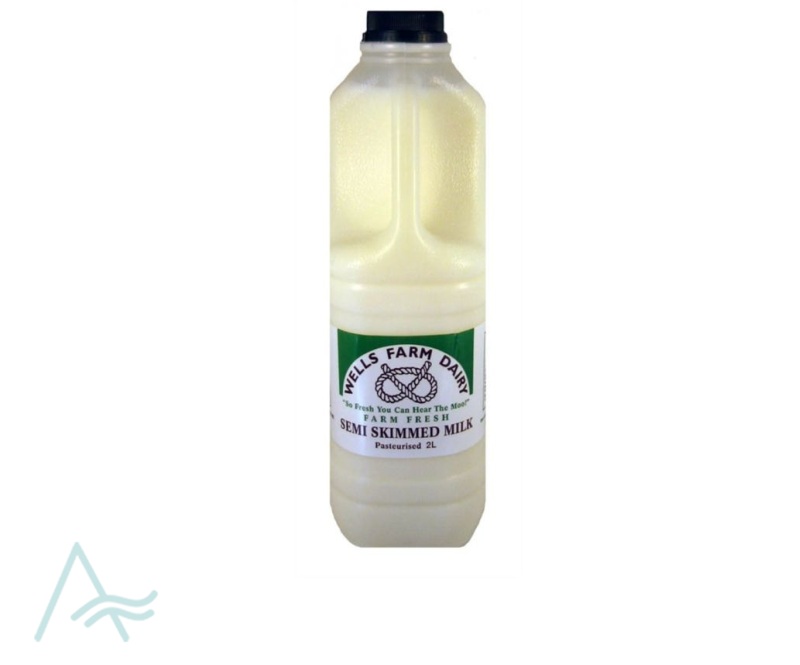 WELLS FRAM SEMI SKIMMED MILK 2LT